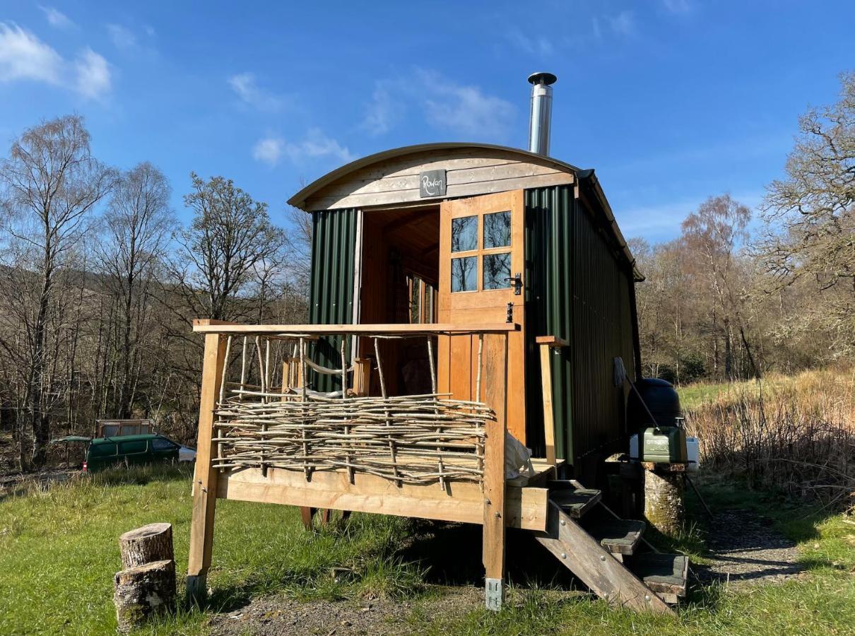 Willa Cosy Woodland Off Grid Shepherds Hut - Rowan Castle Douglas Zewnętrze zdjęcie